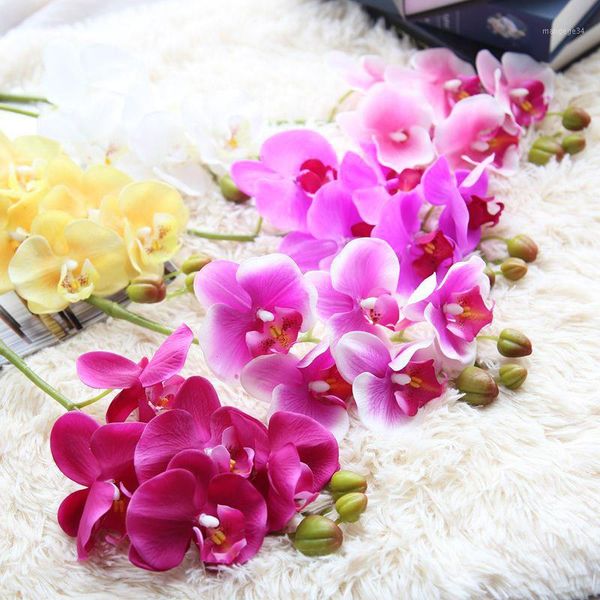 

8.5~9.5cm 5pcs butterfly orchid artificial flowers flower head party home decor wedding decoration accessories fake flower1