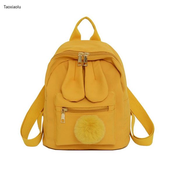 

backpack style simple pure canvas wild vintage crossbody bag harajuku girl chic soft shoulder