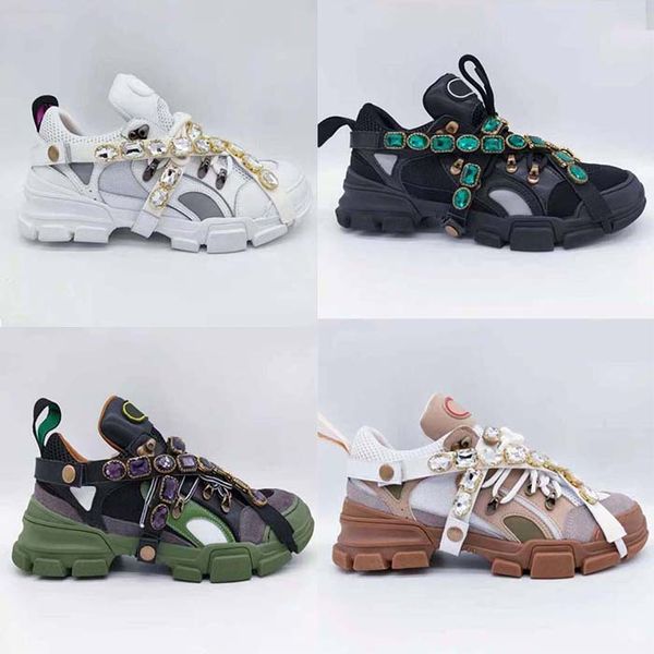 

quality sports reflective designer trend sneakers men shoes women chaussures loafers martin platform patchwork sneakers shoe10 01, Black