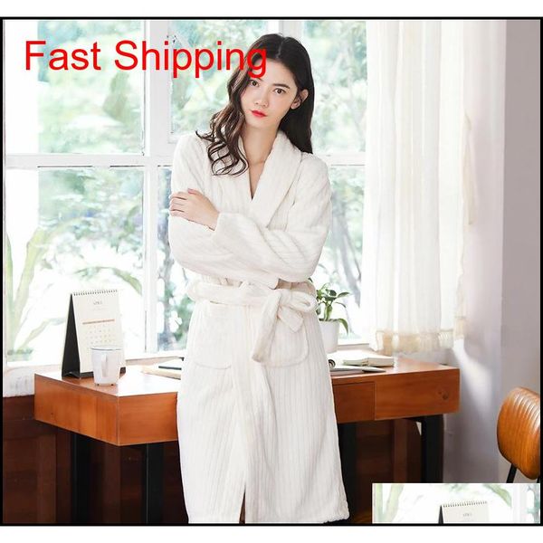 

winter pyjama couple sleepwear bath robe men women flannel bathrobe coral fleece pajamas hombre night dressing gown qylrxe garden2010
