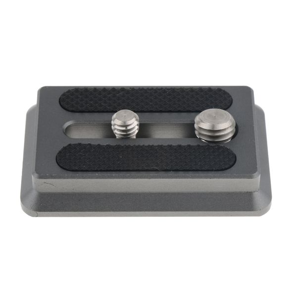 

black universal quick release plate with 1/4''screw for dslr tripod monopod stabilizer ball head