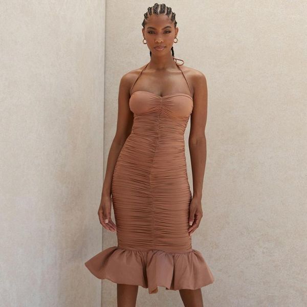 

women dresses bandage party club elegant new arrival haltersleeveless ladies clothing summer autumn dress1, Black;gray