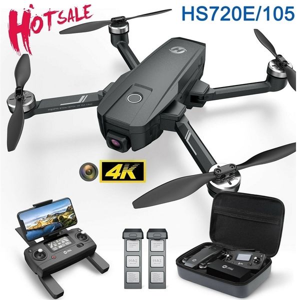 Drone Holy Stone HS105 (HS720E) 4K UHD GPS EIS con stabilizzazione elettrica dell'immagine Custodia motore brushless quadricottero 5G FPV 220216