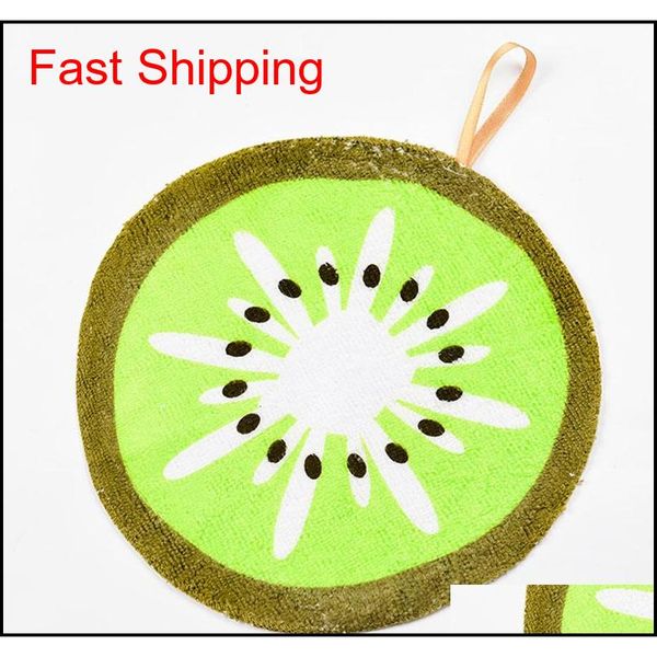 

lovely fruit print hanging kitchen hand towel microfiber towels quick-dry cleaning rag dish cloth wiping n qylbin lipper