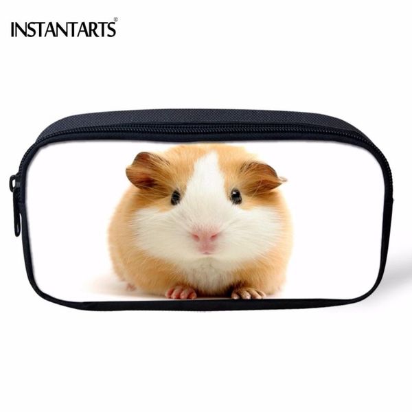 

instantarts cute pet giunea pig printed women cosmetic cases brand travel ladies portable pouch fashion woman cosmetic bags