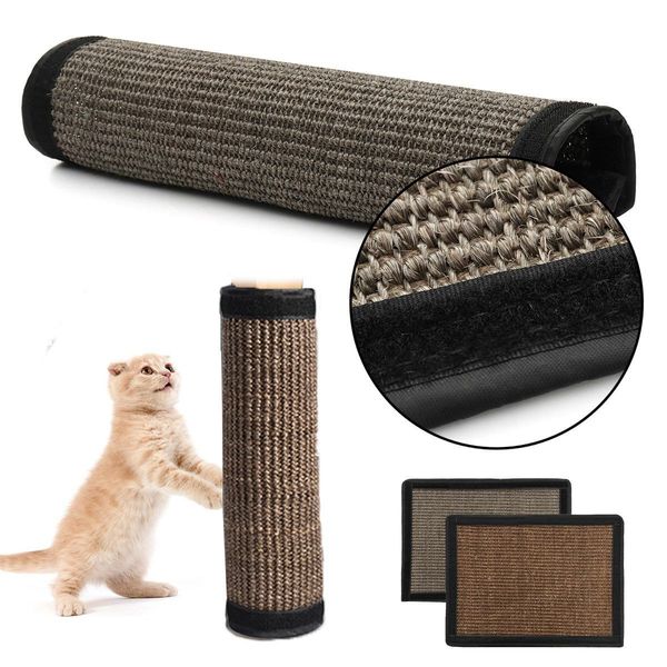 

natural sisal protection furniture hemp scratch pad cat tree pet accessories