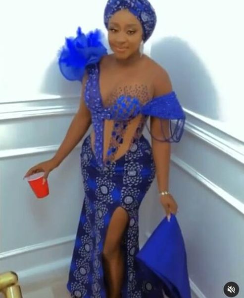 

2022 plus size arabic aso ebi luxurious mermaid sparkly prom dresses beaded crystals evening formal party second reception birthday engageme, Black