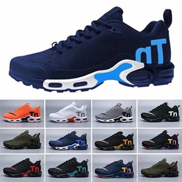 

2020 designer tn men casual shoes fashion chaussures femme tn kpu femme chaussures homme trainers cushion sizes eur40-45 ng8j, Black