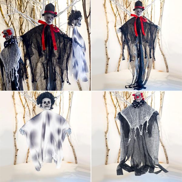 

fengreise halloween ткань симуляторы череп кулон хэллоуин украшение для дома diy висит призрак ужас партия партия bbywho lg2010