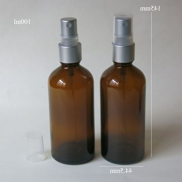 

fedex)- 100ml bottle with aluminum spray,100ml perfume bottle, amber glass container