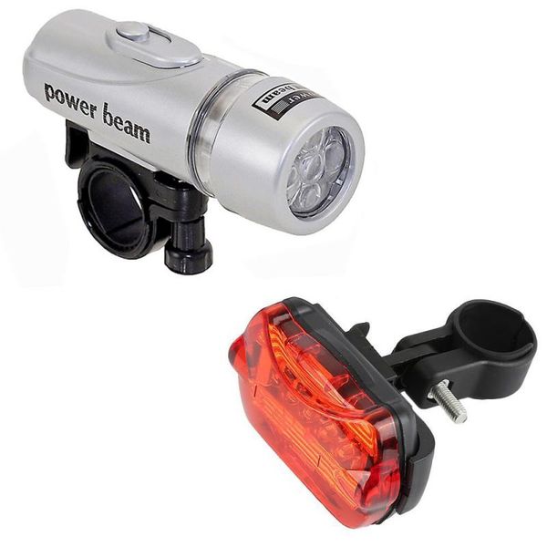 

bike lights bicycle front head light+tail light set cycling waterproof highlight and butterfly rear tail combination