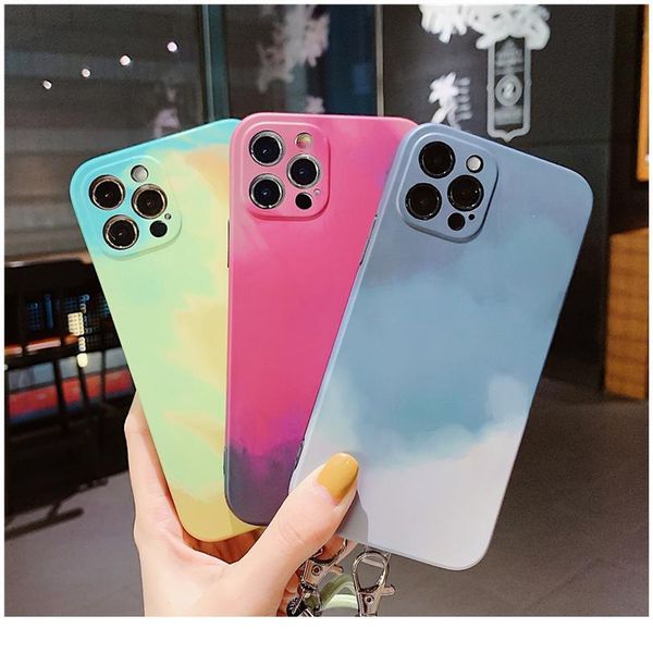 

kjoew fashion colorful case for iphone 12 11 pro max 7 8 plus xs max xr x se 2020 crossbody lanya jllvvj