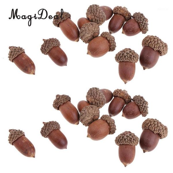 

20pcs natural acorns dried table ornament creative home decoration diy christmas wedding decor p props1