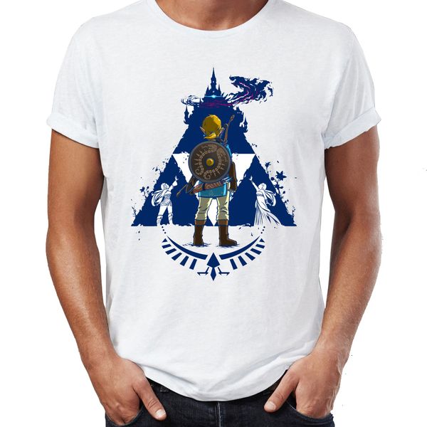 

men's t shirt link and the triforce legend of zelda artsy awesome artwork printed tee sport hooded sweatshirt hoodie