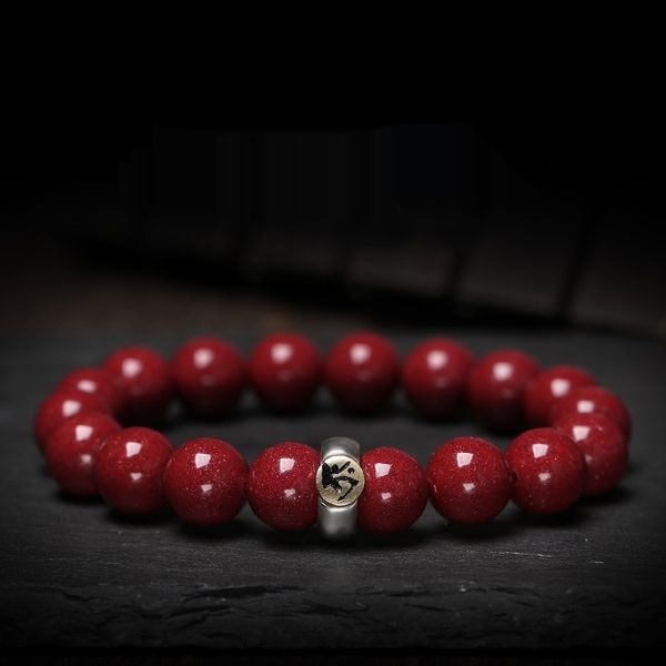 

cinnabar hand stringfemale bracelet rat year's original life bergamot chainmale raw orepurple gold sand zodiac bracelet for lovers xwxe, Golden;silver