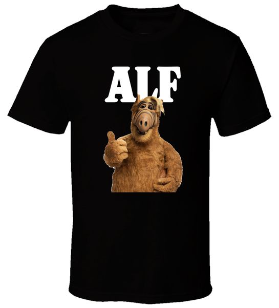

alf tv show retro black men's tshirt size s- 3xl plus size clothing tee shirt sport hooded sweatshirt hoodie