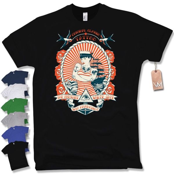 

t sailor tattoo captain pirate studio seeman oldschoolnew fashion 's short sleeve novelty cool short sleev sweatshirt hoodie t shirt