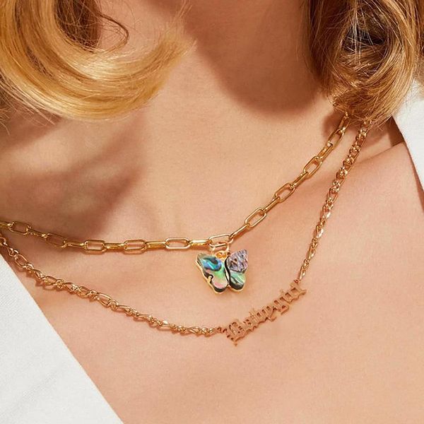 

new fashion jewelry gold babygirl letter necklace name pendants lovely gift for the mom, Silver