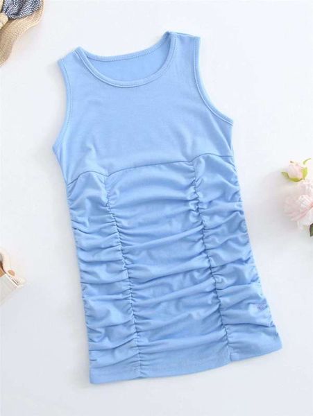

toddler girls ruched tank dress she, Red;yellow