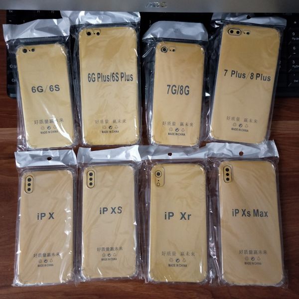 

transparent phone case for iphone 12 11 mini pro max xs xr 8 7 plus samsung s20 tpu protective shockproof clear c
