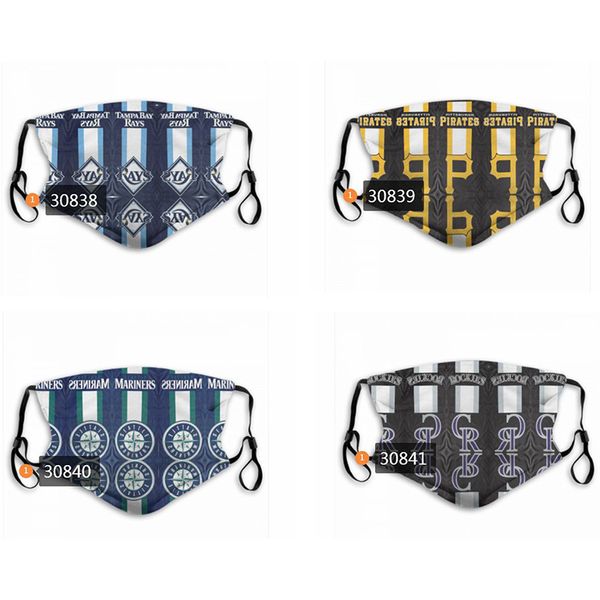 

dhl 2020 world series baseball face mask designer 5 layer dustproof washable breathable protective fashion designer face mask