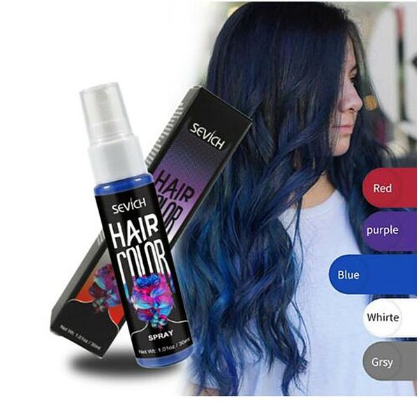

5 color liquid spray temporary hair dye hair color dye use at gathering cosplay parties even wmthnj, Black