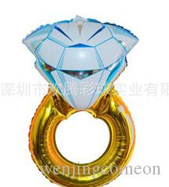 

30inch&43inch ring balloons large diamond ring shape mylar balloon party metallized balloons wedding foil balloon jlldwe mx_home