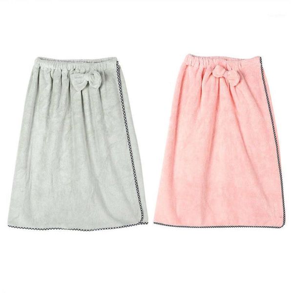 

towel bathrobe breathable quick-drying soft no lint wrap bath towel bowknot super water absorbing shower wrap robe1