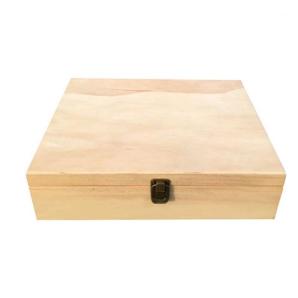 

storage boxes & bins 68-grid wooden essential oil box solid wood gift multi-square1