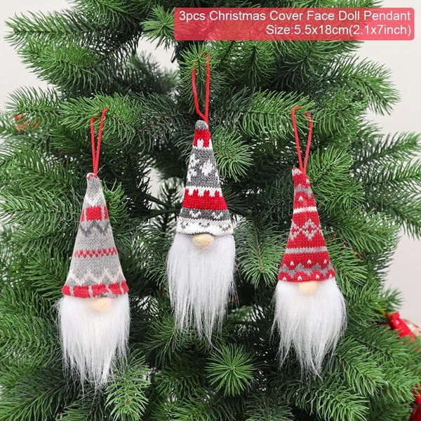 

fengrise 3шт набор рождество безликие куклы рождеством декор для дома 2020 xmas декор дерево natal navidad подарков новый год 2021 bbycqo