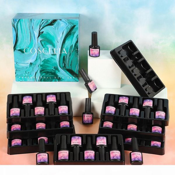 

coscelia pcs set gel polish kit gel varnish nail polish set soak off semi permanent all for manicure nail art gel polish set