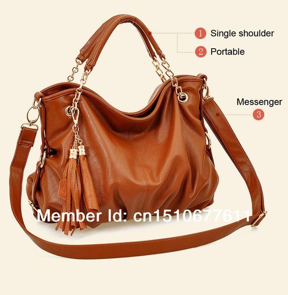 

brilljoy handbags women famous brands women messenger bags pu leather bags tassel shoulder casual bolsas femininas h1480
