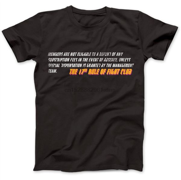 

harajuku new 2018 17th rule quote t shirt cotton club fight tyler durden print t shirts o neck short sleeves sport hooded sweatshirt hoodie