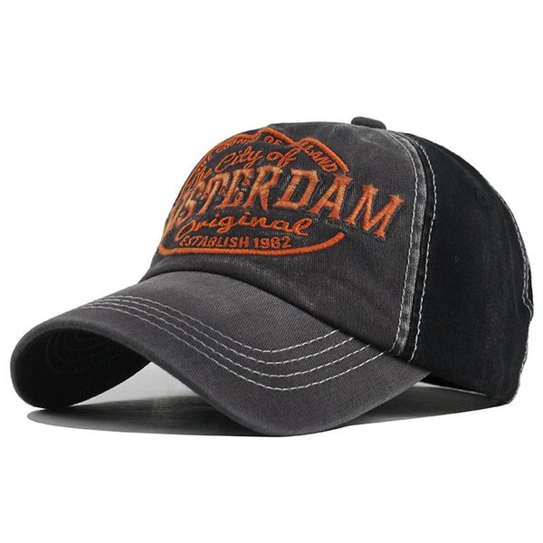 

flb] new cotton baseball cap men's snapback hats spring summer hat for men women caps hat embroidery cap f396 sqcogf pingtoy, Black;white