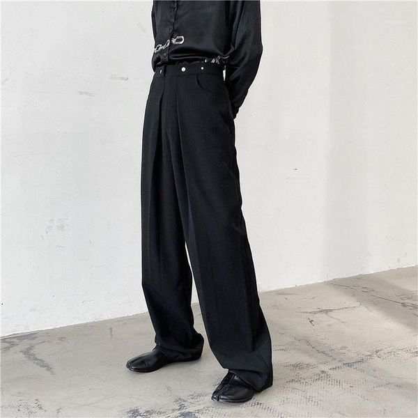 

men's suits & blazers men's casual trousers 2021 spring and summer handsome solid color wild suit young personality fashion trend, White;black