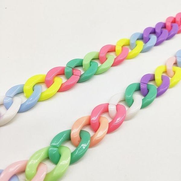 

multicolor acrylic wide glasses chain neck sunglasses chain mask chain holder lanyard multicolor acrylic h bbygyk