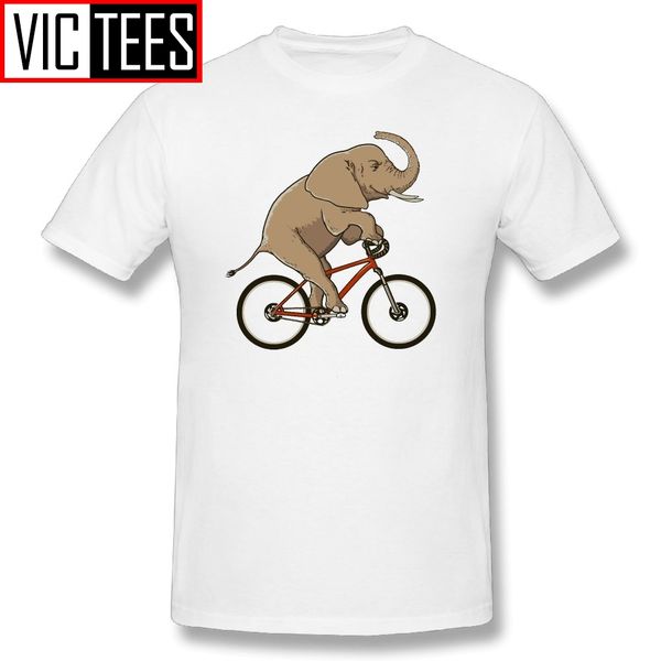 

men supersized elephant cyclist bicycle riders casual mens round collar 100% cotton unique s hoodie designers t shirts sweatshirt