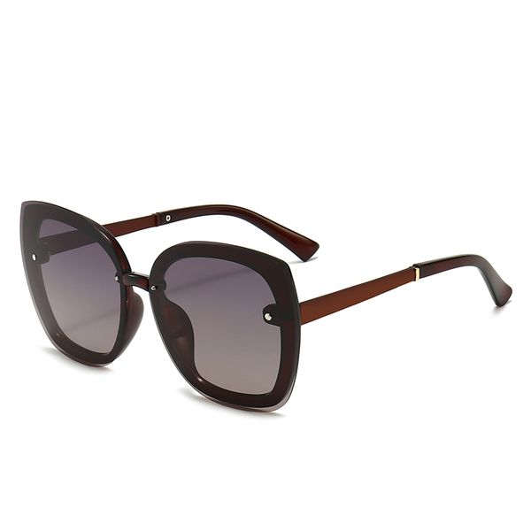 

2021 new fashion designer sunglasses brand polarized lens sun glasses eyewear for women eyeglasses metal frame 556, White;black