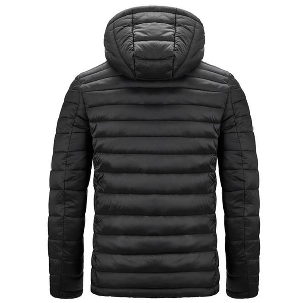 

men's winter warm outdoor down jacket fashion xupcils9, Black