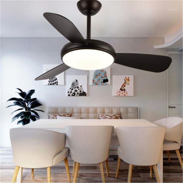 

nordic macaron ceiling fan light modern minimalist creative personality clock room dining room fan light fixture lighting1