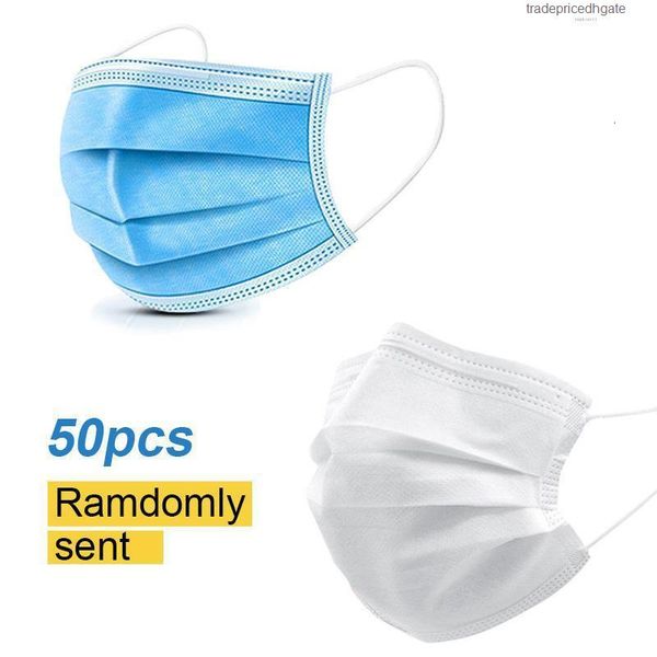 

face soft 50factory mouth mask elastic mascherine disposable anti dust breathable pink white black masques salon office