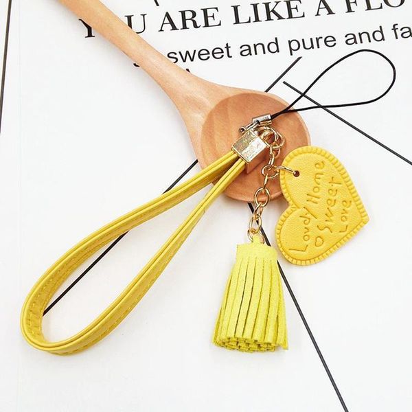 

12pcs lot personalized suede tassel pendants leather tassels for keychain bag cellphone pendant home decoration diy accessories h jllqxn