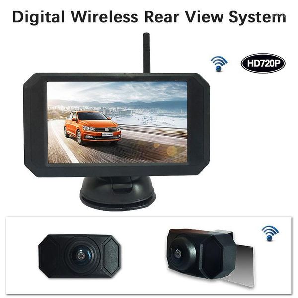 

5 inch car wireless monitor display lcd sn with waterproof night vision rearview reverse backup camera wx5310d1