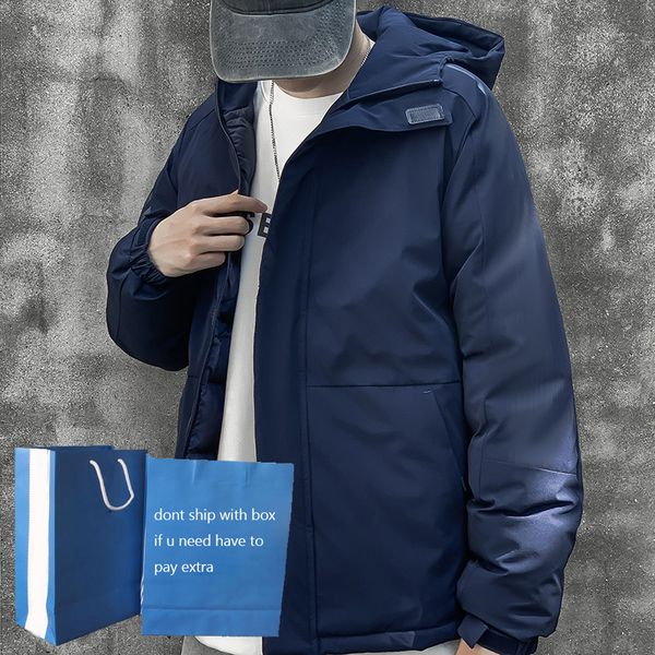 

parkas men down jacket 2020fw outerwear womens winter coats casual jackets mens asian size plus size, Black