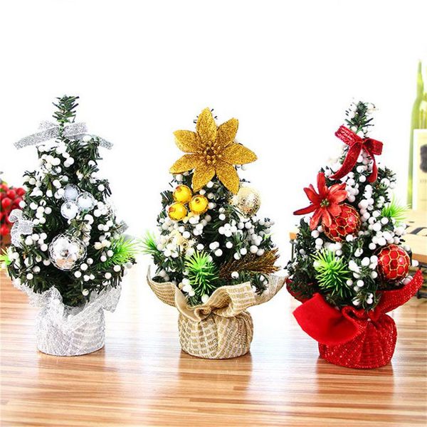 

decoration festival desksmall tree 20cm mini christmas day decorations happy new year 20