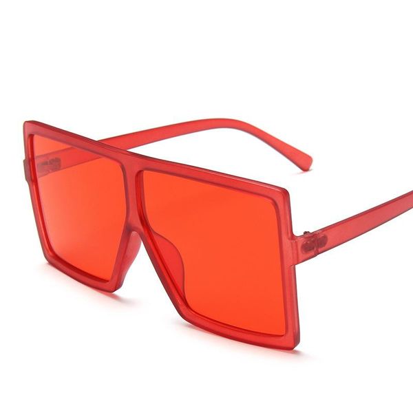 

retro big frame women sunglasses fashion trend eyeglasses frame uv400 metal hinge glasses, White;black