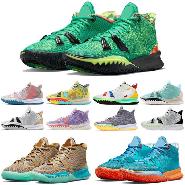 

7 7s men basketball shoes jumpman ikhet sisterhood midnight navy atomic orange cny mens trainers sports sneakers newest