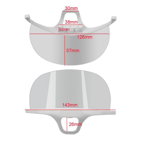 

пластиковые постоянный туман catering питание прозрачные маски кухня ресторан маски кухня инструмент health care tool wmtzks yyysports, Black