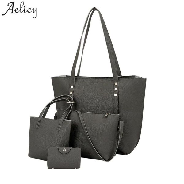 

aelicy 4шт женщины шаблон кошельки и сумки ручной модельером crossbody кожаные сумки мешок плеча женщины дамы для женщин