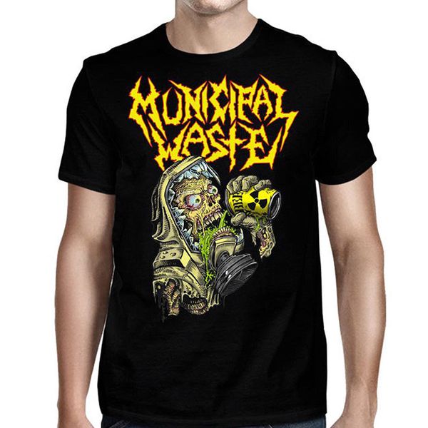 

аутентичные муниципальных отходы пиво nuke thrash metal t-shirt s-3xl new короткого рукав o-образный вырез хлопок футболка аним спорт с капю